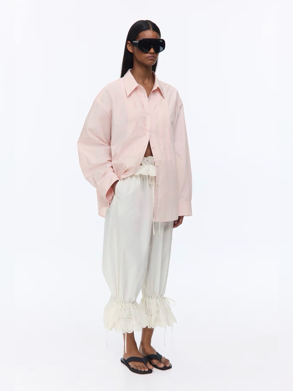 Livia Nunes H&M cropped balloon pants